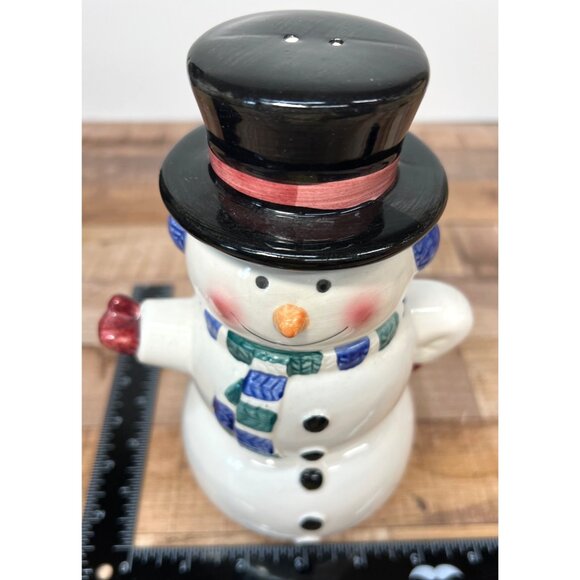 Hallmark SNOWMAN Salt Pepper Cream Sugar Christmas Winter Decoration - Picture 10 of 10